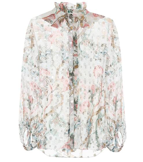 Silk fil coupé shirt | Chloé