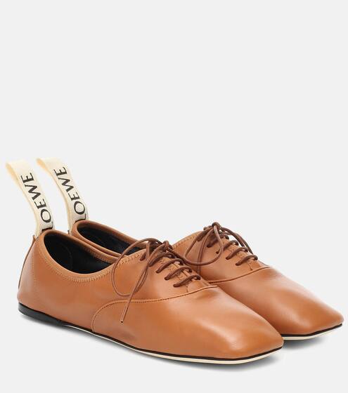 Leather Derby shoes | Loewe