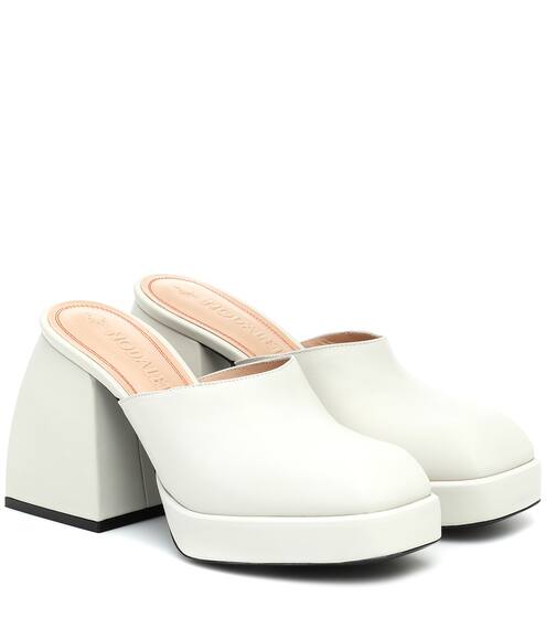 Exclusive to Mytheresa – Bulla leather mules | Nodaleto