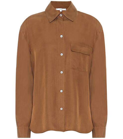 Silk-blend shirt | Vince