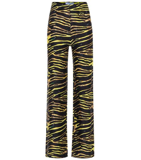 Printed high-rise wide-leg pants | Marine Serre