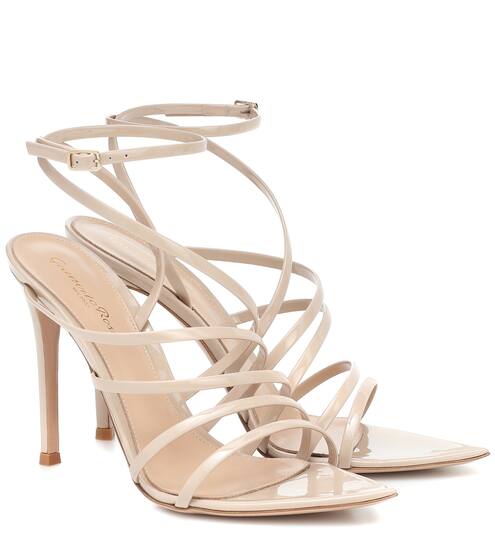 Eclypse 105 patent leather sandals | Gianvito Rossi