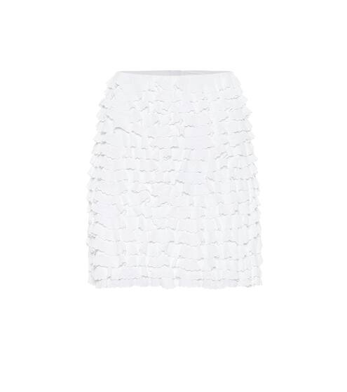 Ruffled high-rise miniskirt | Alaïa