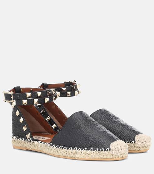 Valentino Garavani Rockstud leather espadrilles | Valentino
