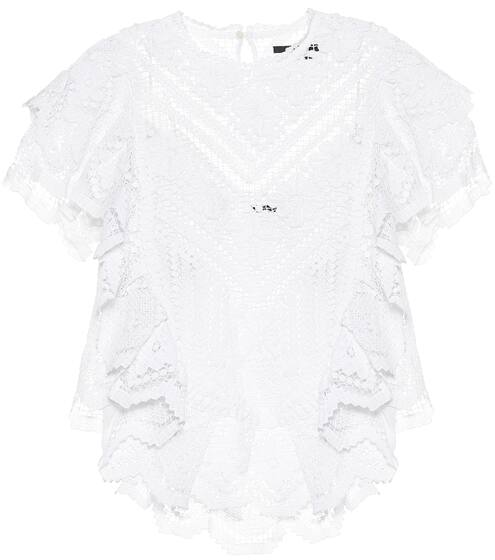 Zainos crochet cotton blouse | Isabel Marant