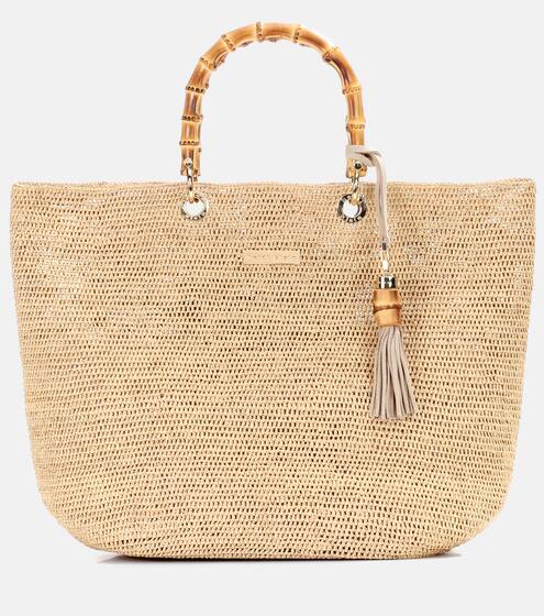 Savannah Bay Medium raffia tote | Heidi Klein