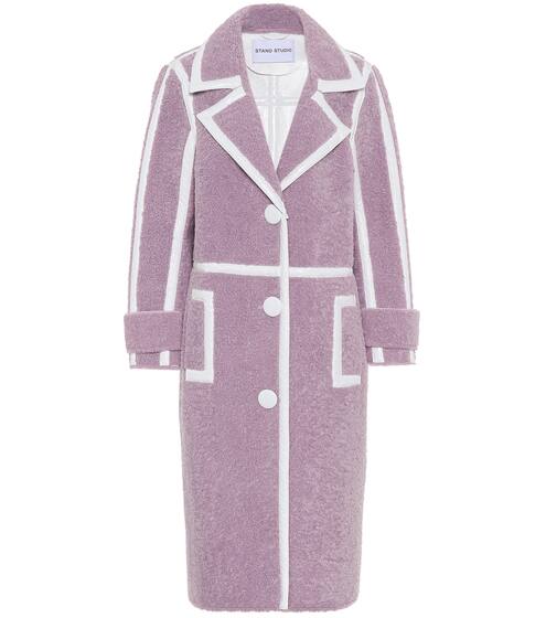 Kenzie faux-shearling coat | Stand Studio