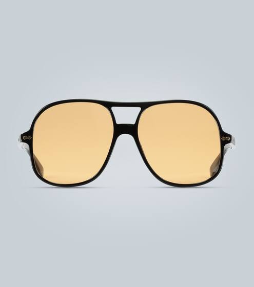 Aviator acetate sunglasses | Gucci