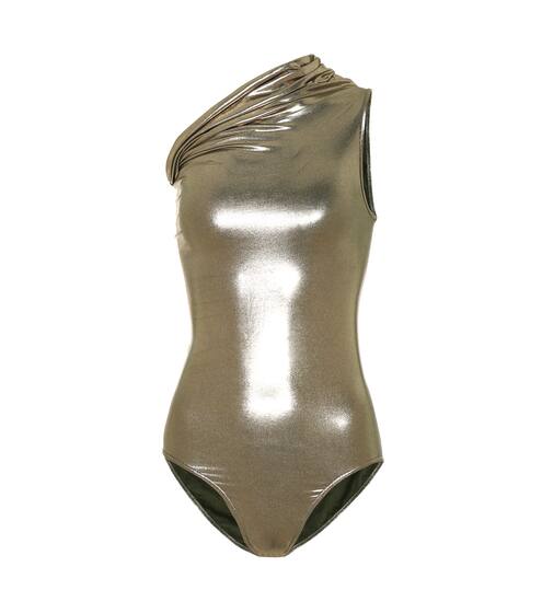 Metallic one-piece swimsuit | Rick Owens