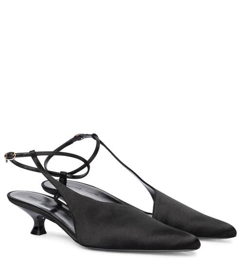 Seville缎布露跟高跟鞋 | Khaite