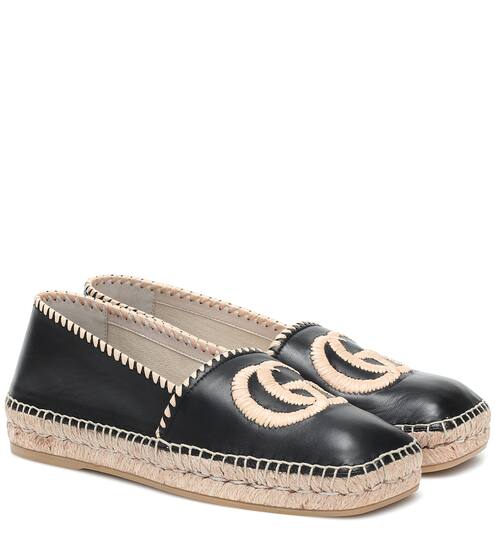 GG leather espadrilles | Gucci