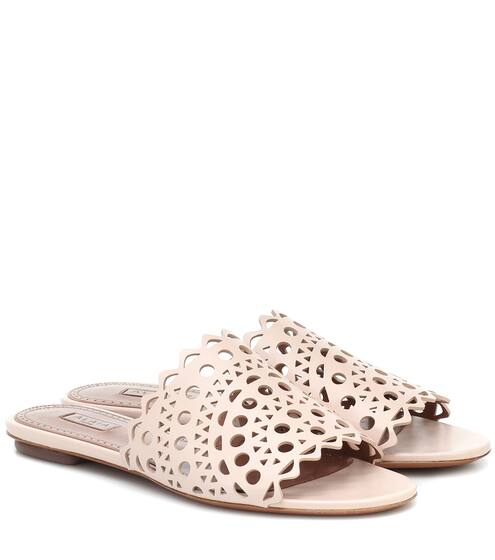 Leather sandals | Alaïa