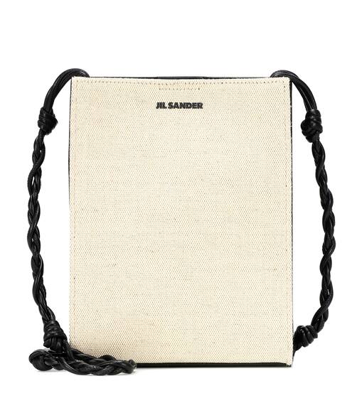 Tangle Small canvas shoulder bag | Jil Sander