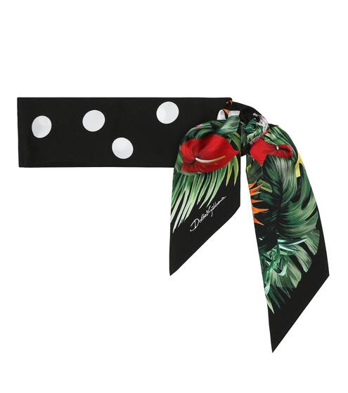Printed silk scarf | Dolce & Gabbana