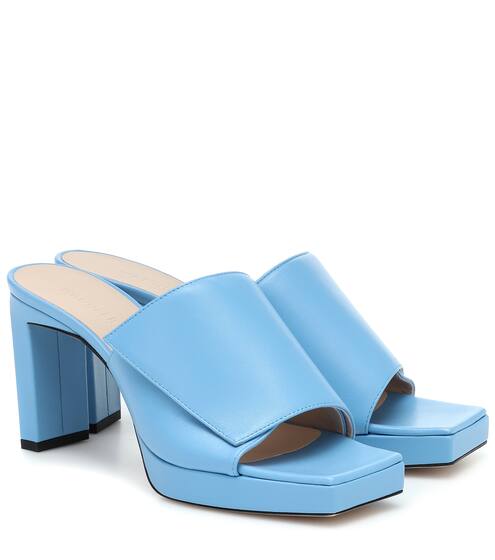 Isa leather plateau sandals | Wandler