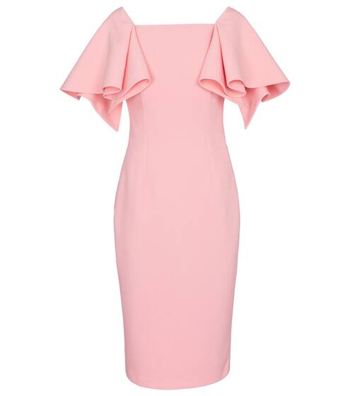 绉纱蝴蝶袖连衣裙 | Safiyaa