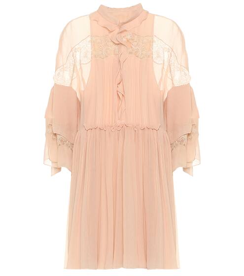 Silk-georgette minidress | Chloé