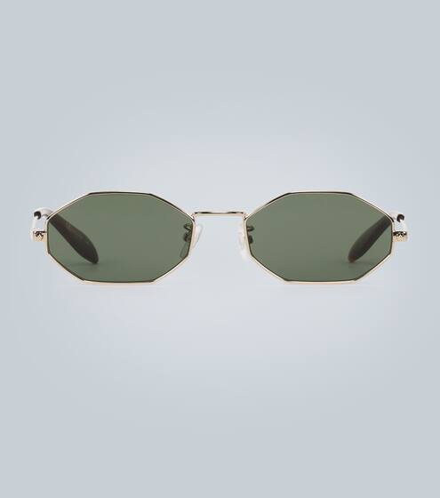 Octagonal metal sunglasses | Alexander McQueen