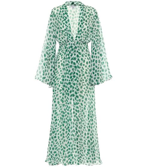 Exclusive to Mytheresa – Betty leopard-print silk-chiffon kaftan | Alexandra Miro