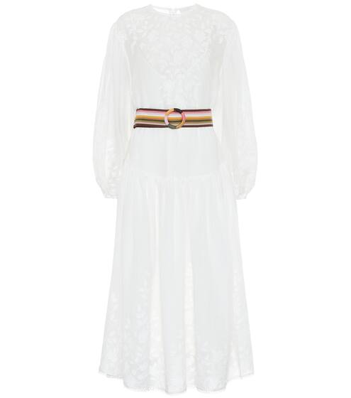 Zinnia appliqué midi dress | Zimmermann