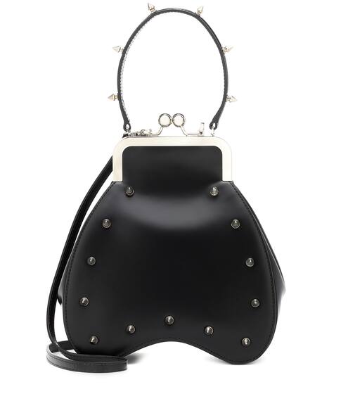 Studded leather shoulder bag | Simone Rocha