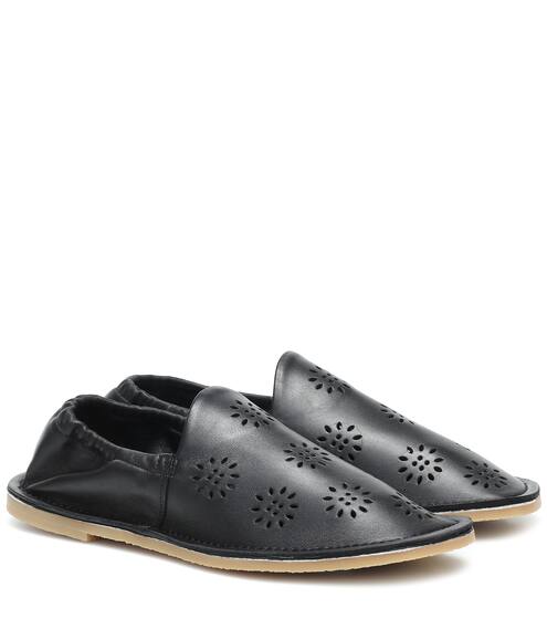 Perforated leather loafers | Acne Studios