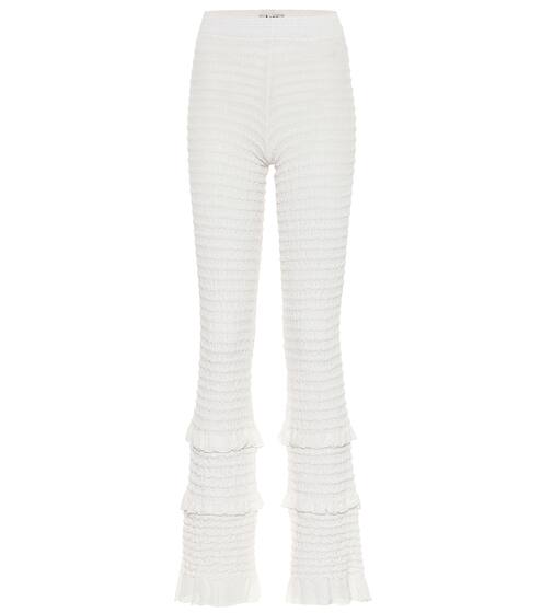 Textured high-rise slim pants | Acne Studios