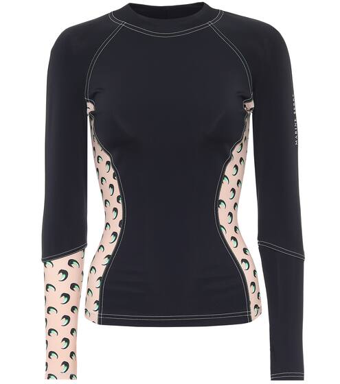 Printed stretch-jersey top | Marine Serre