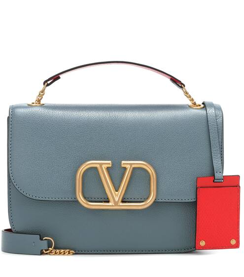 Valentino Garavani VLOCK Small leather shoulder bag | Valentino