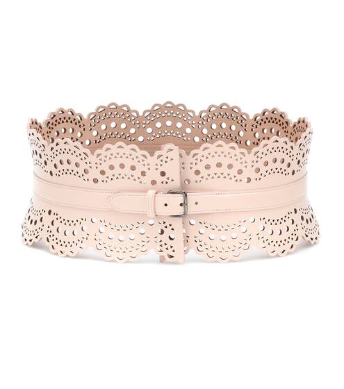 Leather corset belt | Alaïa
