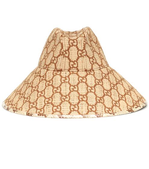 GG woven raffia hat | Gucci