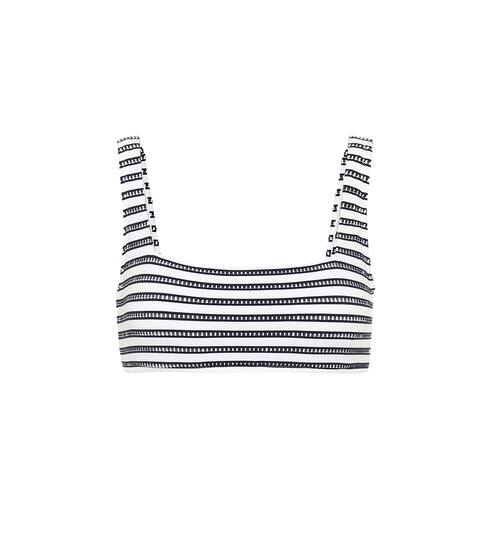 Corsica striped bikini top | Heidi Klein
