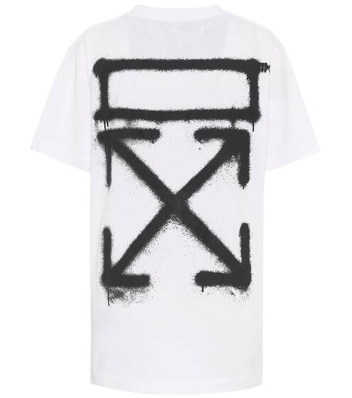 Printed cotton-jersey T-shirt | Off-White
