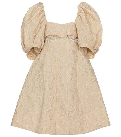 Mytheresa独家发售 — 缀饰泡泡纱迷你连衣裙 | Simone Rocha