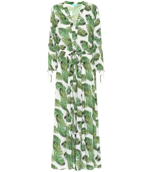 Margo palm-printed kaftan | Melissa Odabash