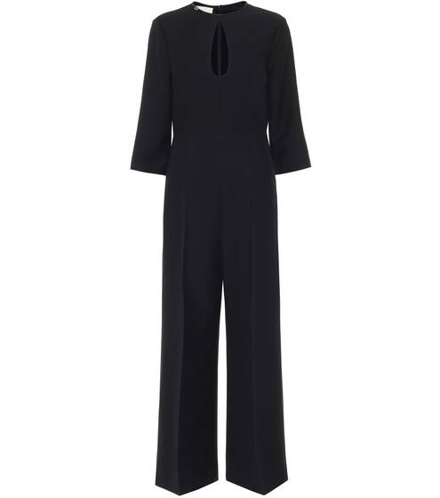 Silk and wool-crêpe jumpsuit | Gucci