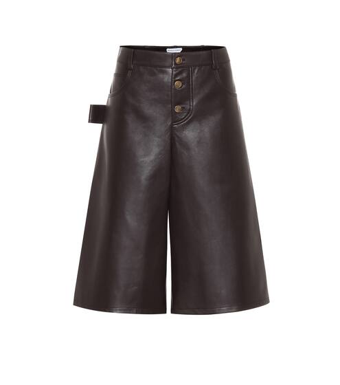 Leather culottes | Bottega Veneta