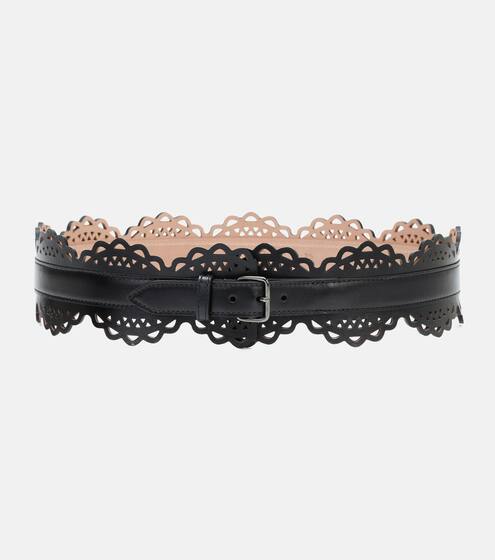 Laser-cut leather belt | Alaïa