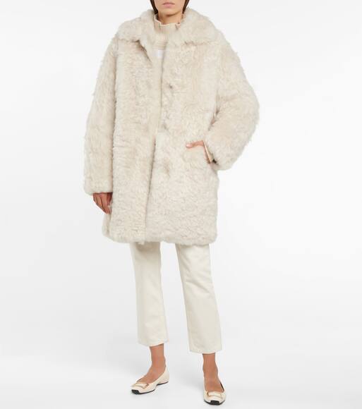 Yves Salomon Mytheresa独家发售 Meteo羊毛皮有领大衣 Mytheresa